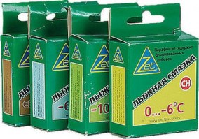 Парафин без фтора "ZET" серия СН(-6-12) голубой от магазина Супер Спорт