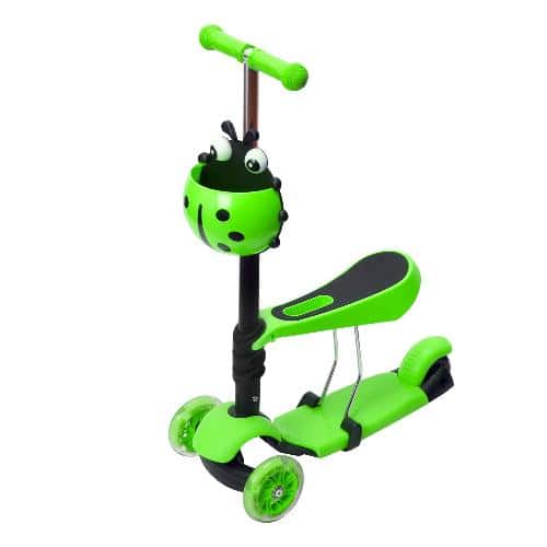Самокат-беговел с ручкой RGX BUGSY +LED от магазина Супер Спорт