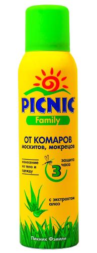 Аэрозоль Picnic Family от комаров 150см3 от магазина Супер Спорт